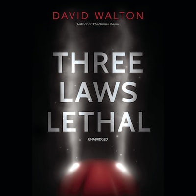 Three Laws Lethal – omslag til lydbogen af David Walton