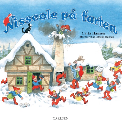 Nisseole på farten – omslag til lydbogen af Carla Og Vilh. Hansen