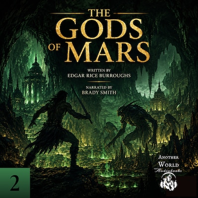 The Gods of Mars – okładka audiobooka, autor Edgar Rice Burroughs