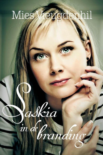 Saskia in de branding – omslag van het luisterboek van Mies Vreugdenhil
