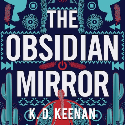 The Obsidian Mirror – omslag til lydbogen af K.D. Keenan