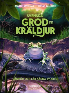 Svenska grod- och kräldjur : jämför och lär känna 19 arter – omslag till ljudboken av Martin Emtenäs