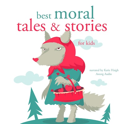 Best Moral Tales and Stories – omslag til lydbogen af Hans Christian Andersen, Brothers Grimm, Charles Perrault
