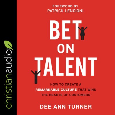 Bet on Talent – omslag til lydbogen af Dee Ann Turner
