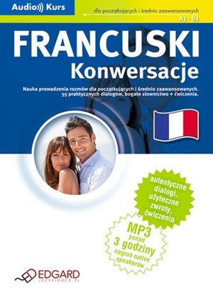 Francuski - Konwersacje – okładka audiobooka, autor zespół autorów