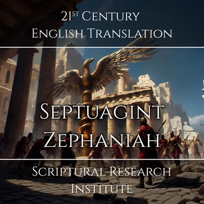 Septuagint - Zephaniah – omslag til lydbogen af Scriptural Research Institute