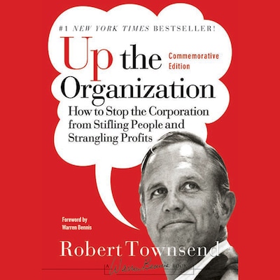 Up the Organization – omslag til lydbogen af Warren Bennis, Robert C. Townsend