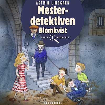 Mesterdetektiven Blomkvist – omslag til lydbogen af Astrid Lindgren