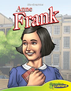 Anne Frank – omslag till ljudboken av Joe Dunn