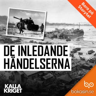 De inledande händelserna – omslag till ljudboken av Bokasin