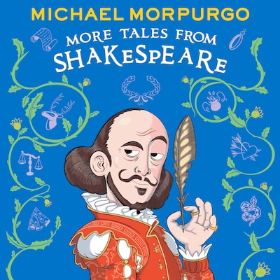 MORE TALES FROM SHAKESPEARE – omslag til lydbogen af Michael Morpurgo
