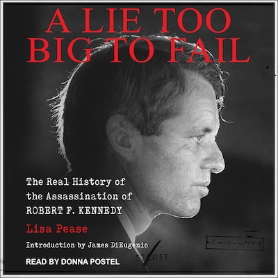 A Lie Too Big to Fail – omslag til lydbogen af Lisa Pease