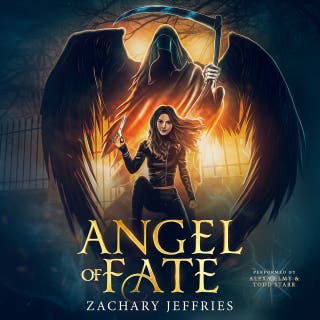Angel of Fate: a sweet YA Paranormal Romance – omslag till ljudboken av Zachary Jeffries