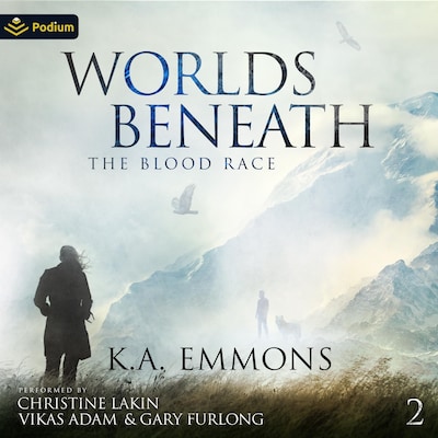 Worlds Beneath – omslag til lydbogen af K.A. Emmons