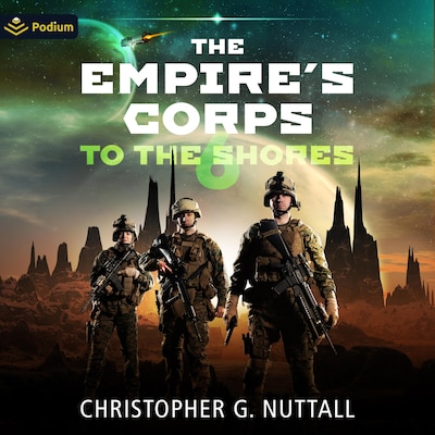 To The Shores – omslag til lydbogen af Christopher G. Nuttall