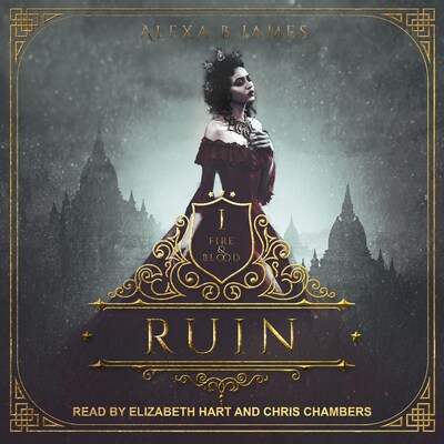 Ruin – omslag til lydbogen af Alexa B. James