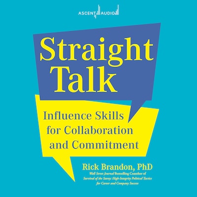 Straight Talk – omslag til lydbogen af Rick Brandon