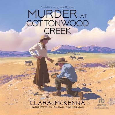 Murder at Cottonwood Creek – omslag til lydbogen af Clara McKenna