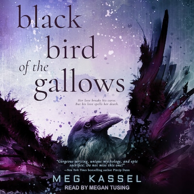 Black Bird of the Gallows – omslag til lydbogen af Meg Kassel