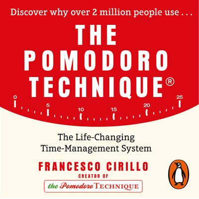 The Pomodoro Technique – omslag til lydbogen af Francesco Cirillo