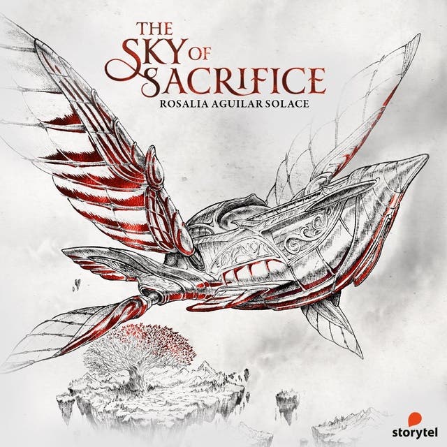 The Sky of Sacrifice – omslag van het luisterboek van Rosalia Aguilar Solace