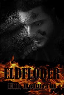Eldfloder – omslag till ljudboken av Elin Holmerin