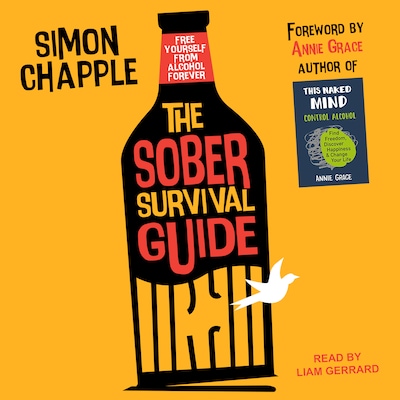The Sober Survival Guide – omslag til lydbogen af Simon Chapple