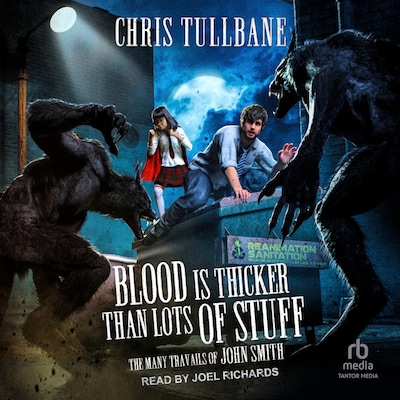 Blood is Thicker Than Lots of Stuff – omslag til lydbogen af Chris Tullbane