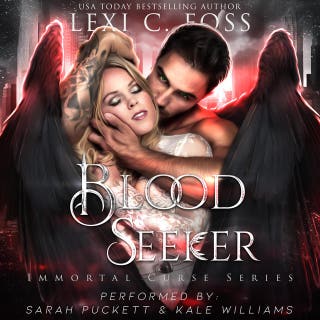 Blood Seeker – omslag till ljudboken av Lexi C. Foss