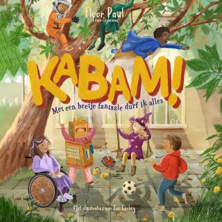KABAM! – omslag van het luisterboek van Floor Paul, Lilian Sijbesma