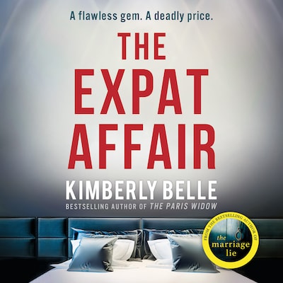 The Expat Affair – omslag til lydbogen af Kimberly Belle