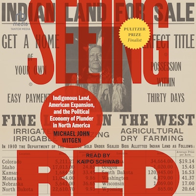 Seeing Red – omslag til lydbogen af Michael John Witgen
