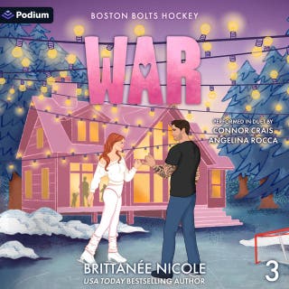 War: Boston Bolts Hockey, Book 3 – omslag till ljudboken av Brittanee Nicole