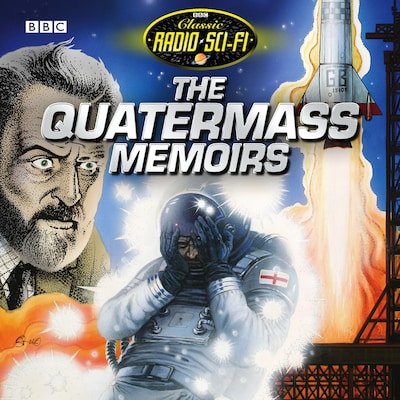Quatermass Memoirs, The – omslag til lydbogen af Nigel Kneale