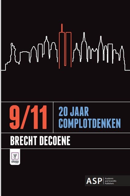 9/11: 20 jaar complotdenken – omslag van het luisterboek van Brecht Decoene