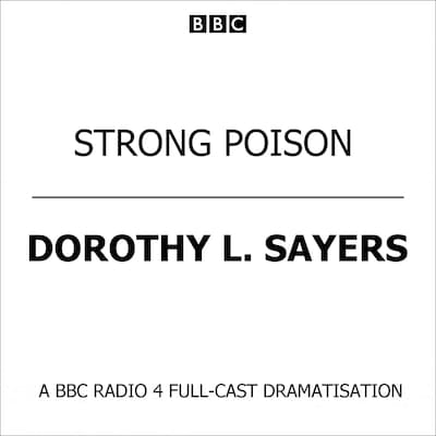 Strong Poison – omslag til lydbogen af Dorothy L. Sayers