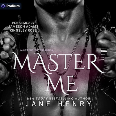 Master Me – omslag til lydbogen af Jane Henry