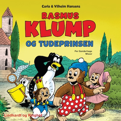 Rasmus Klump og tudeprinsen – omslag til lydbogen af Per Sanderhage