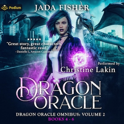 Dragon Oracle Omnibus: Volume 2 – omslag til lydbogen af Jada Fisher