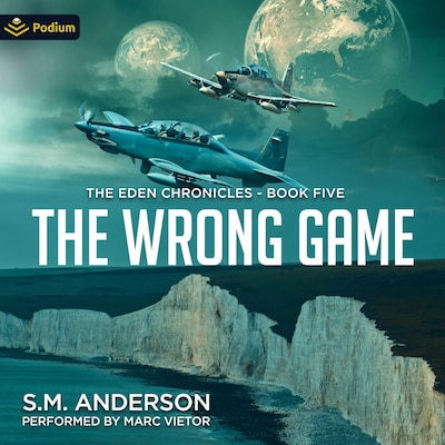 The Wrong Game – omslag til lydbogen af S.M. Anderson