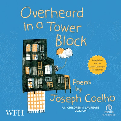 Overheard in a Tower Block – omslag til lydbogen af Joseph Coelho