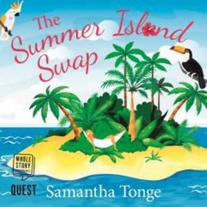 The Summer Island Swap – okładka audiobooka, autor Samantha Tonge