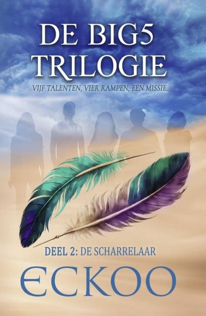 De scharrelaar: Vijf talenten, vier rampen, één missie – omslag van het luisterboek van Nanda van Eck
