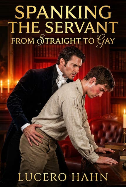 Spanking The Servant From Straight To Gay: A Full-Length Steamy Regency MM GayDom Romance Novel – omslag til lydbogen af Lucero Hahn
