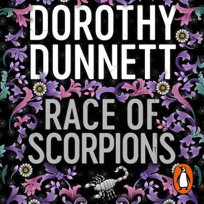 Race Of Scorpions – omslag til lydbogen af Dorothy Dunnett