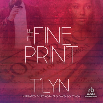 The Fine Print – omslag til lydbogen af T'Lyn