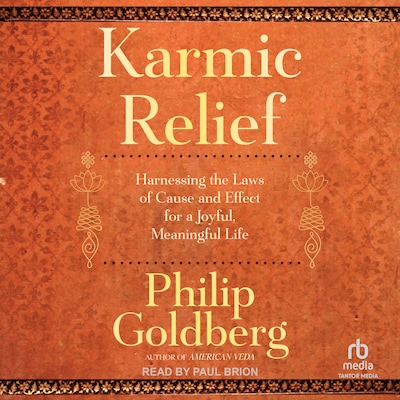Karmic Relief – omslag til lydbogen af Philip Goldberg