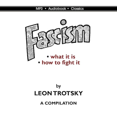 Fascism – omslag til lydbogen af Leon Trotsky