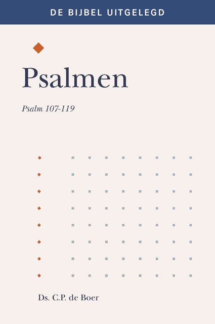 Psalmen 107-119 – omslag van het luisterboek van Ds. C.P de Boer