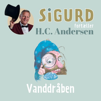Sigurd fortæller om Vanddråben – omslag til lydbogen af Sigurd Barrett